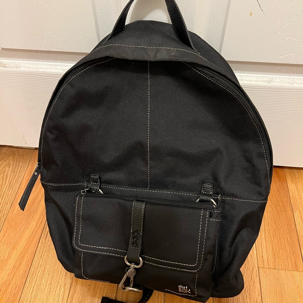 The Sak black laptop backpack.